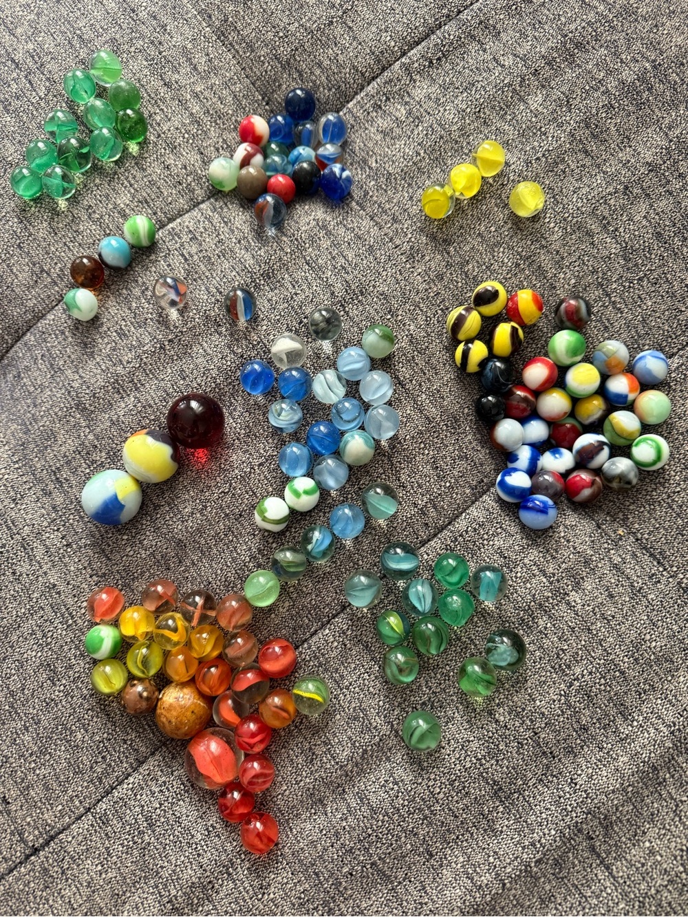 Vintage Estate Marble Lot – Mixed Colors & Styles